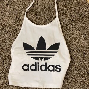 Adidas cropped tank
